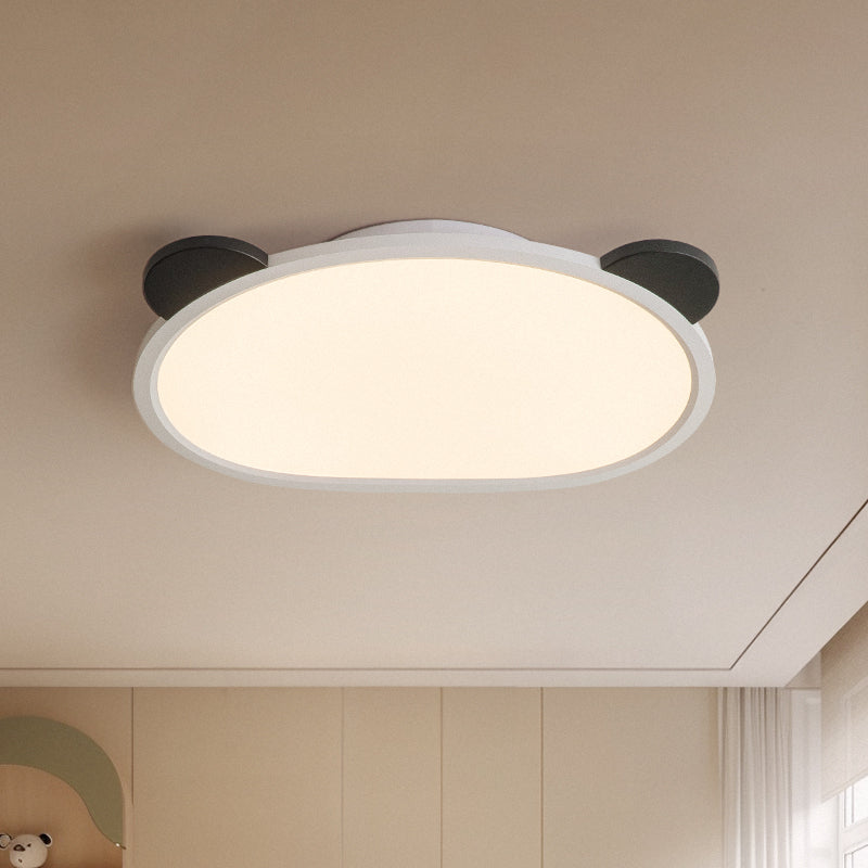 Panda-shaped ceiling light