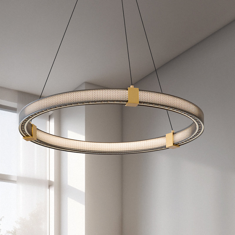 Modern minimalist ring chandelier