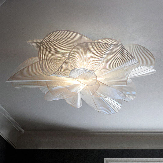 Artistic wave ceiling light