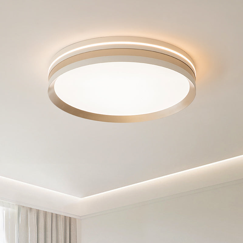 Soft Gold Modern 15 3/4" Wide Round LED Ceiling Light no.9780