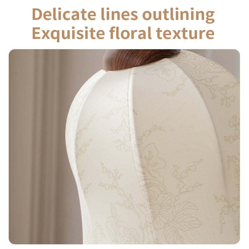 Elegant floral shade detail