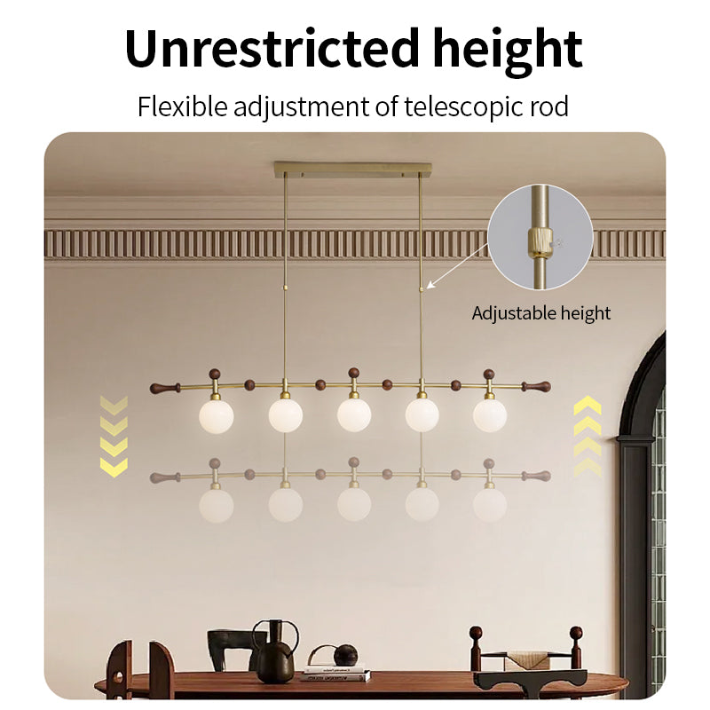 Adjustable Height Dining Light