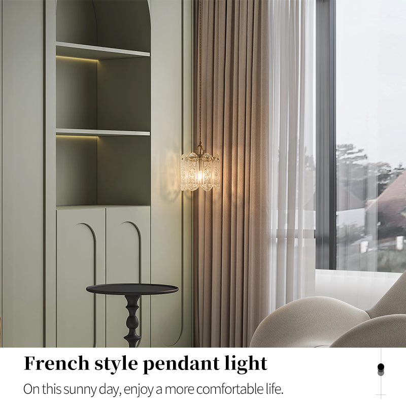 French style crystal pendant light