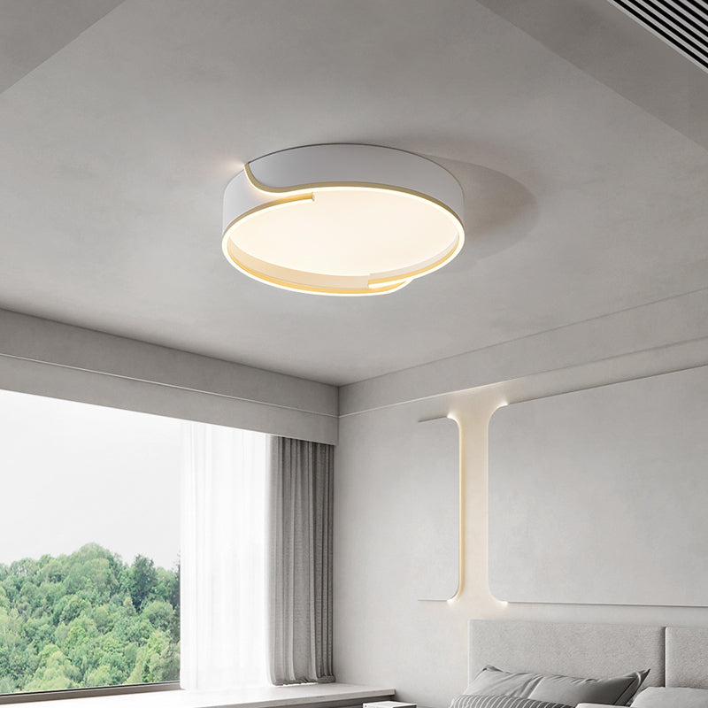 Modern Aluminum Grey LED Ceiling Light no.9679