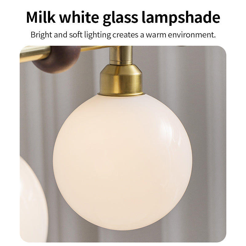 Milk White Glass Dining Light