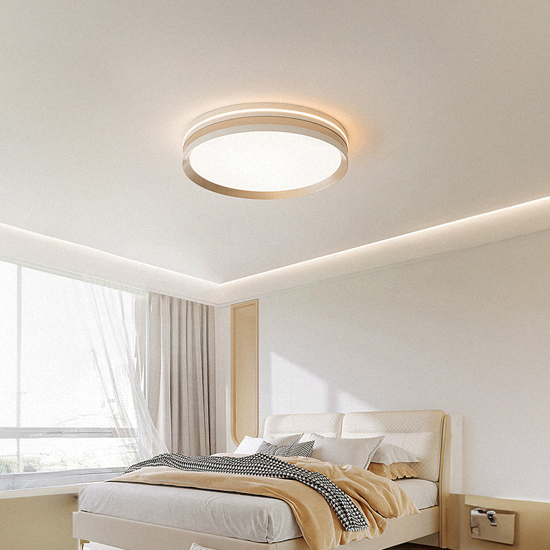 Soft Gold Modern 15 3/4" Wide Round LED Ceiling Light no.9780