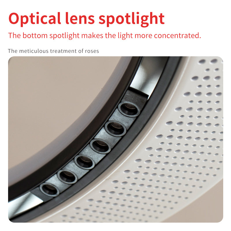 Precision optical lens for focused illumination