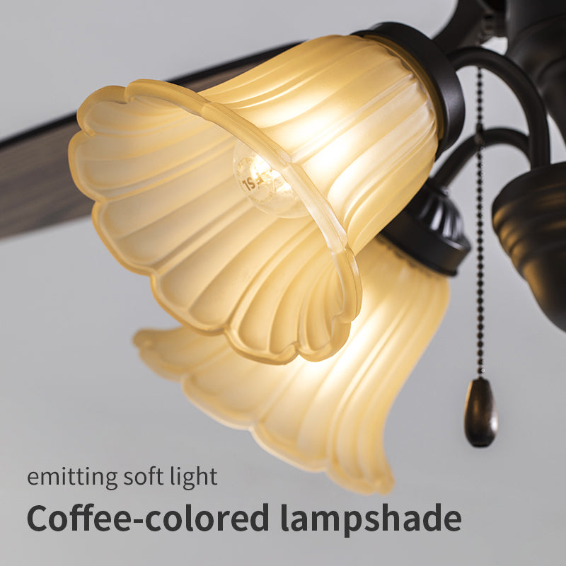 Coffee-colored lampshade