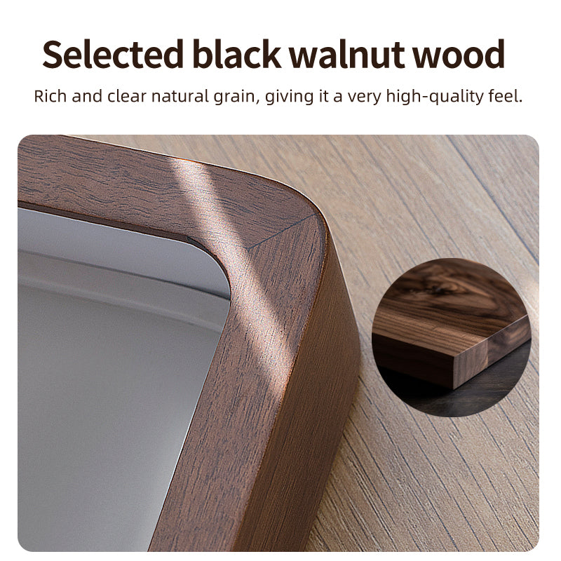 Selected black walnut wood lighting