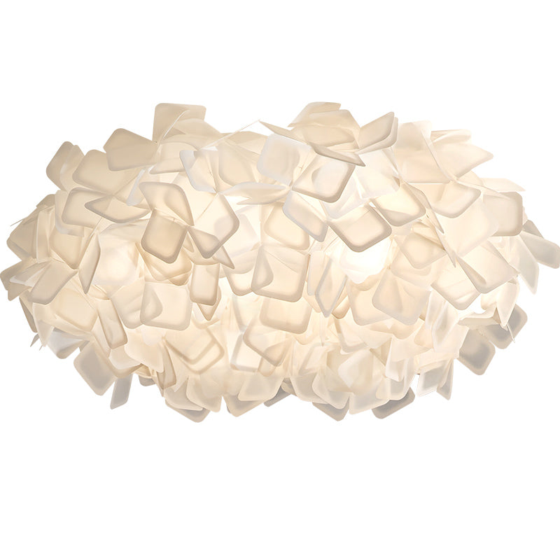 Modern floral ceiling light fixture  white background image