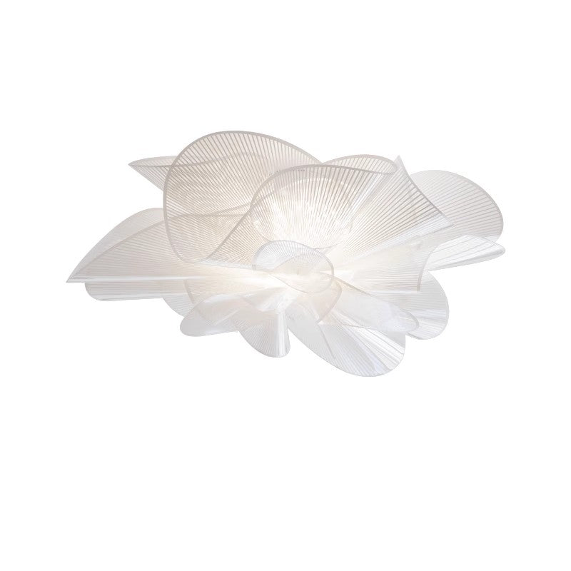 Artistic wave ceiling light  white background image