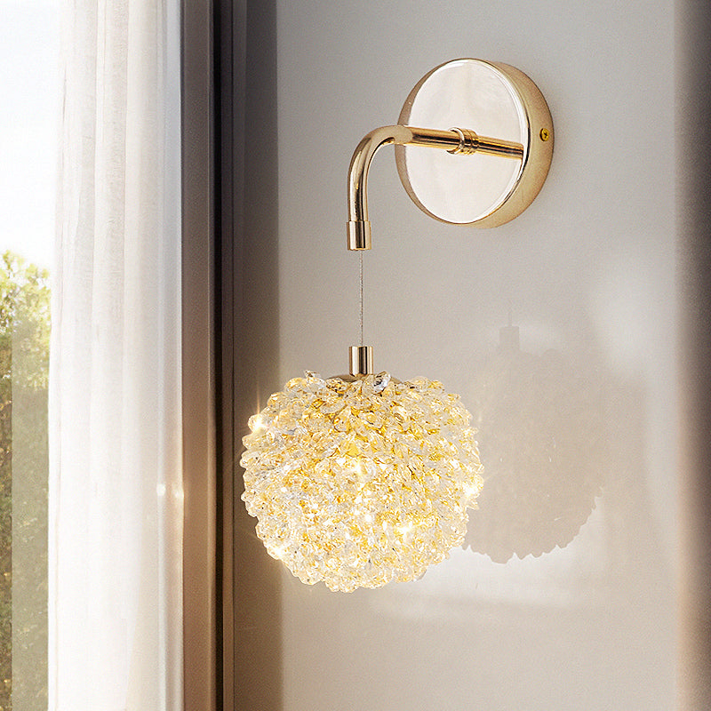 French Luxe Crystal Sconce