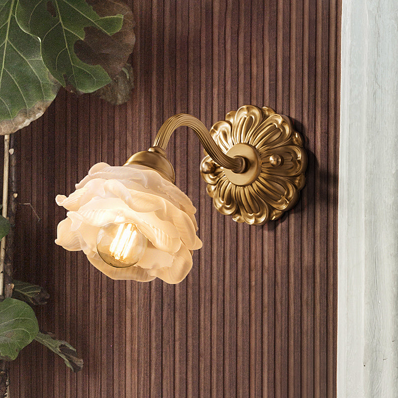 Floral Sconce Light Fixture