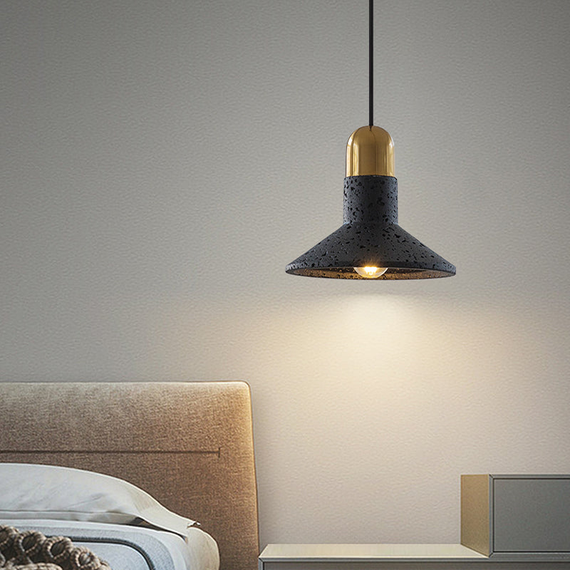 Modern bedside pendant for ambient lighting