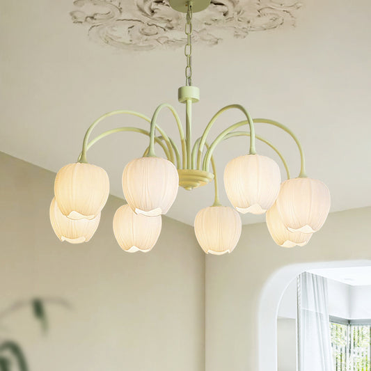 Elegant flower chandelier living room lighting