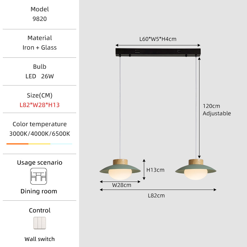 Two-head Dining Pendant Light