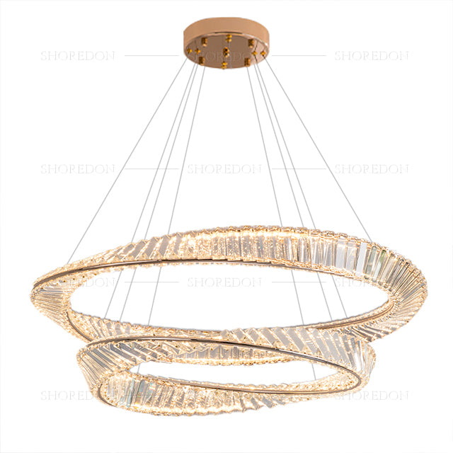 Luxury crystal chandelier white background image