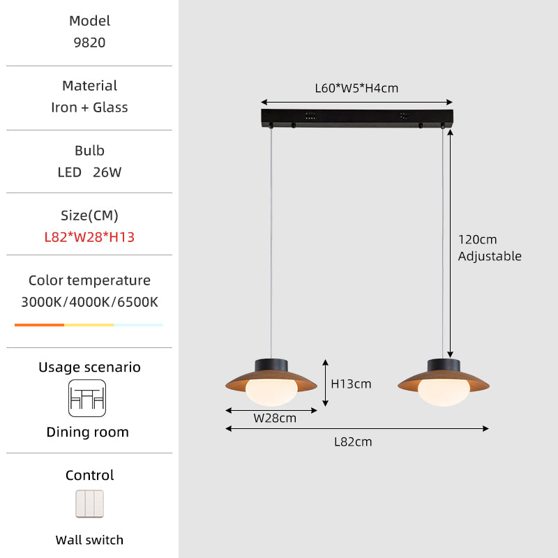 Two-head Dining Pendant Light