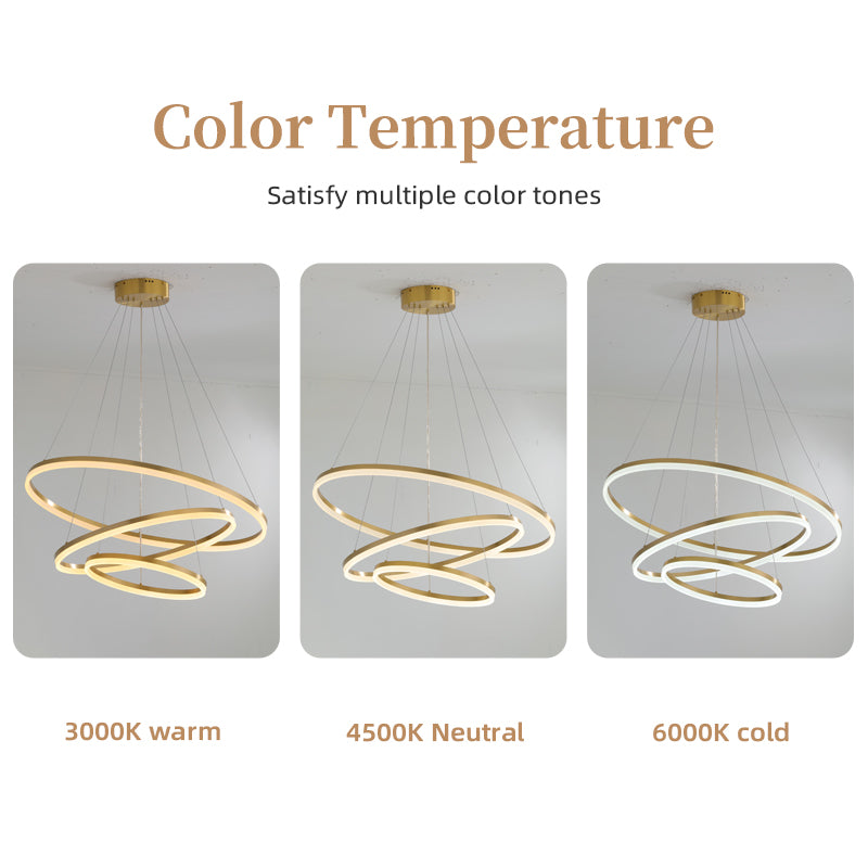 Adjustable color temperature for modern luxury decor