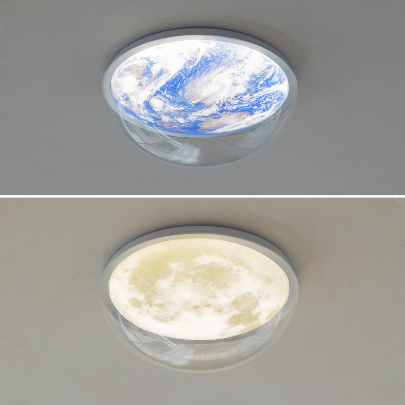 Modern 12 1/2" Wide Earth LED Ceiling Light no.9834