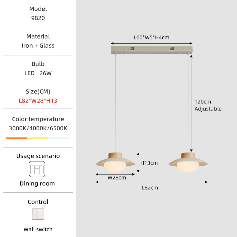 Two-head Dining Pendant Light