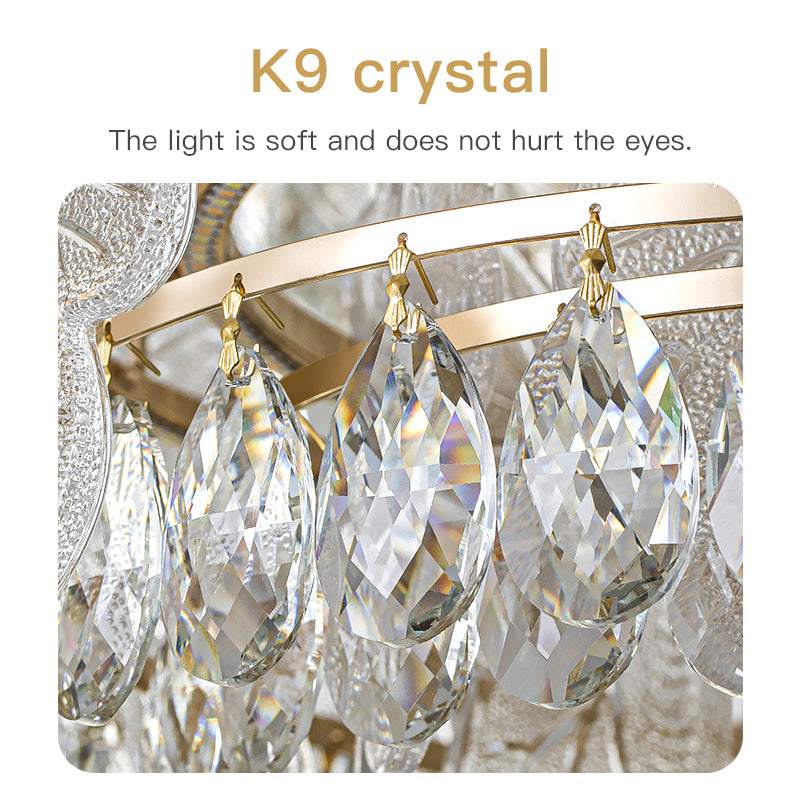 Elegant K9 crystal, soft and eye-friendly