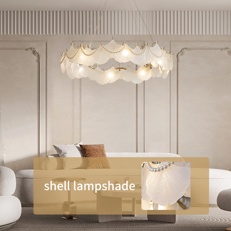 Ginkgo leaf chandelier, elegant and luxurious