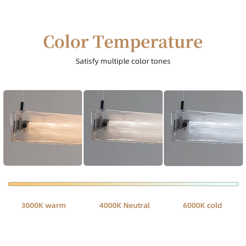 Adjustable color temperature dining light