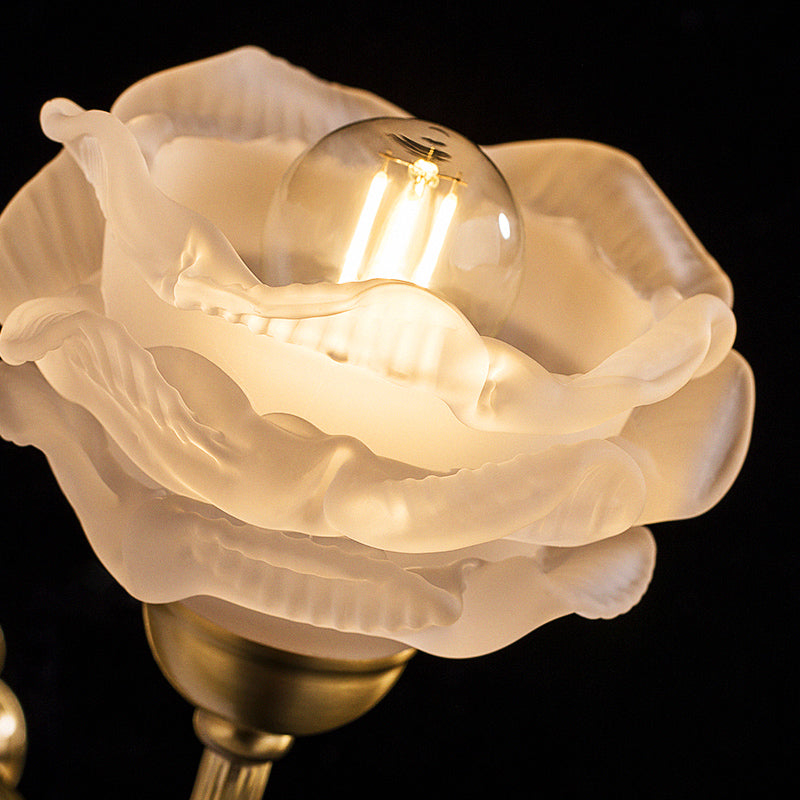 Detailed Floral Wall Light