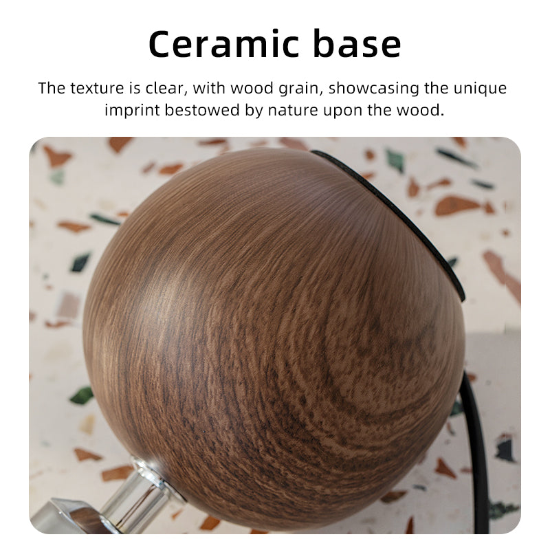 Wood-patterned ceramic base