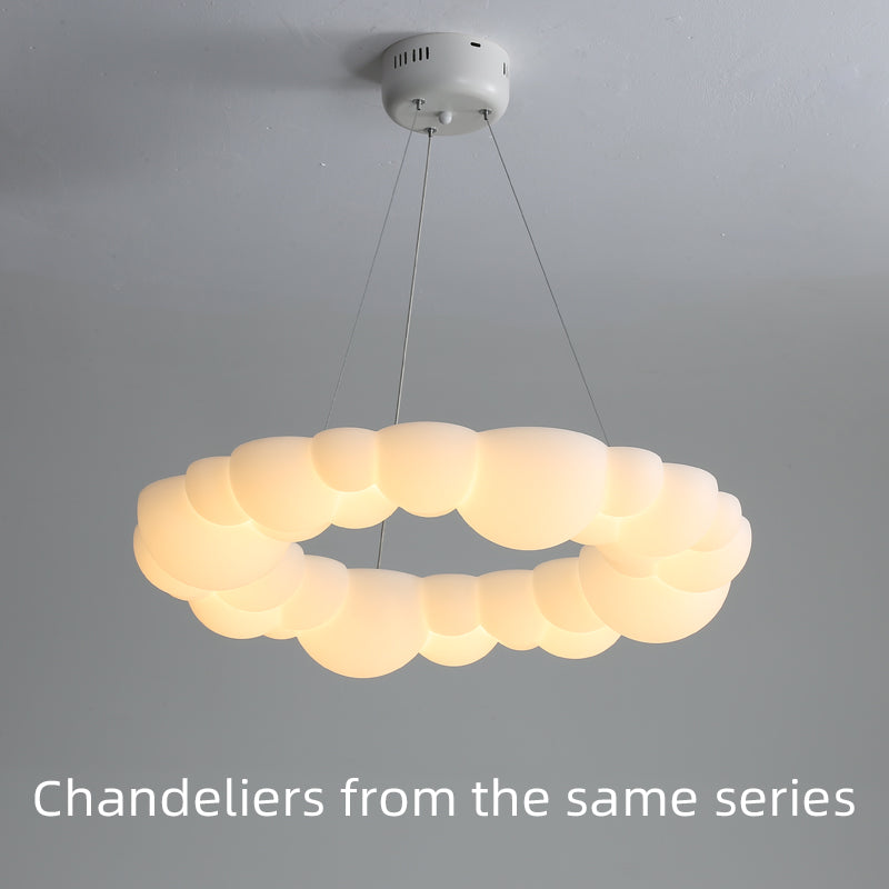 Cream White Cloud Shape LED Ceiling Light no.9434