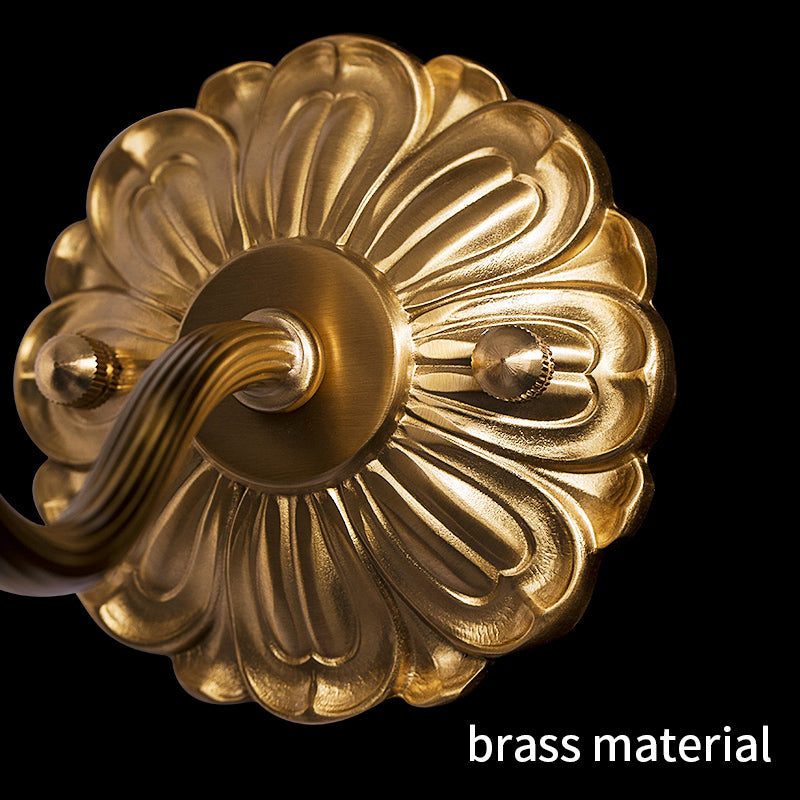 Ornate Brass Wall Mount