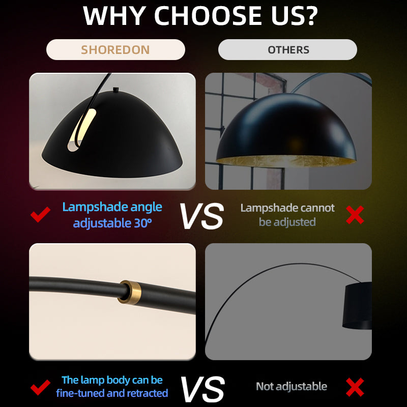 Adjustable floor lamp comparison