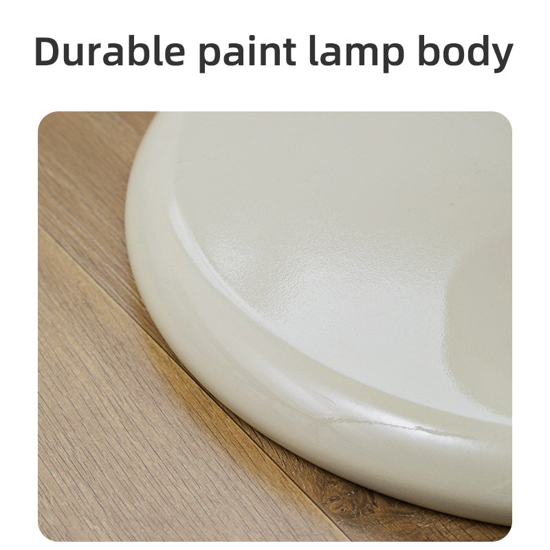 Durable cream paint finish