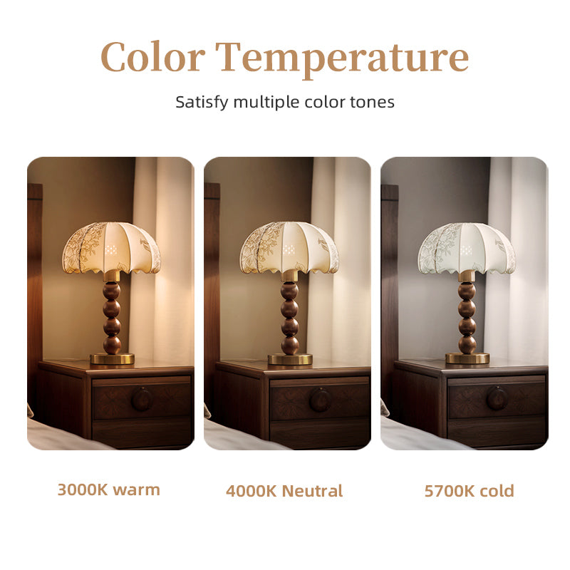 Vintage lamp color temperature