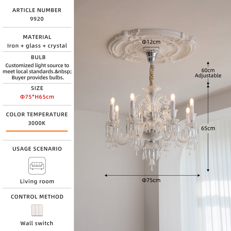 French Crystal Chandelier 75cm size