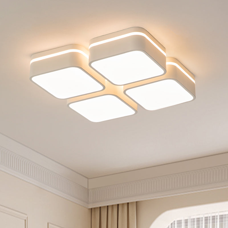 Modern living room geometric ceiling light