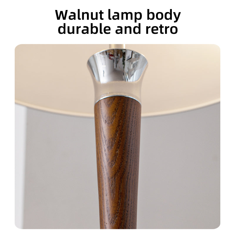 Walnut retro lamp body