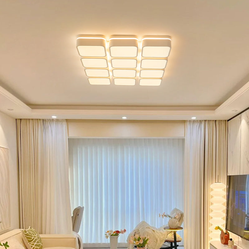 Modern living room geometric ceiling light