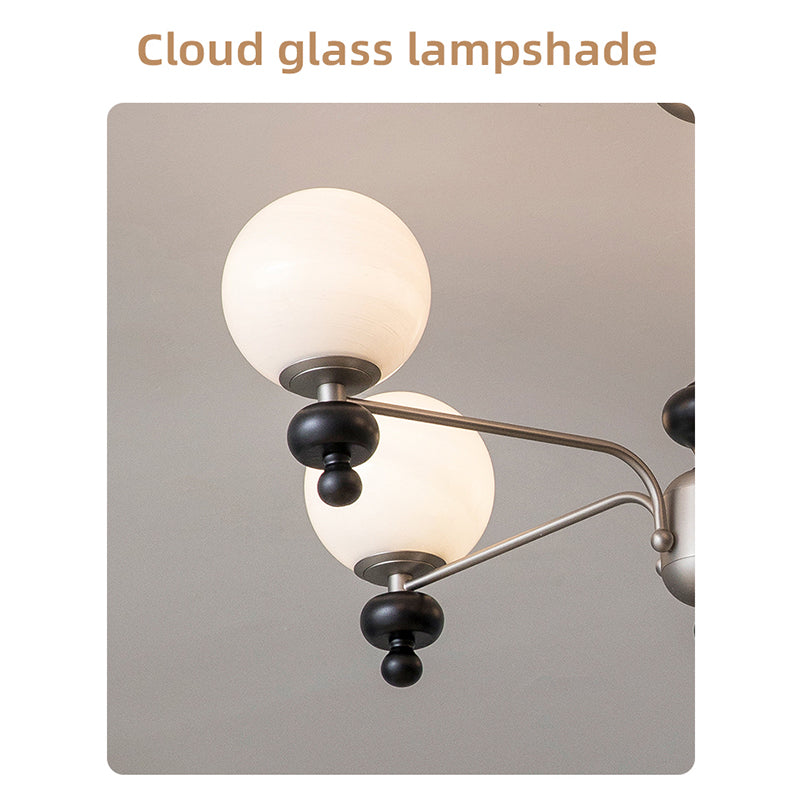 Cloud glass chandelier