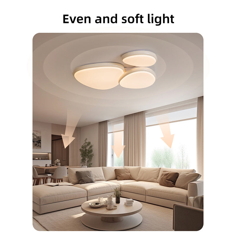 Modern pebble ceiling light