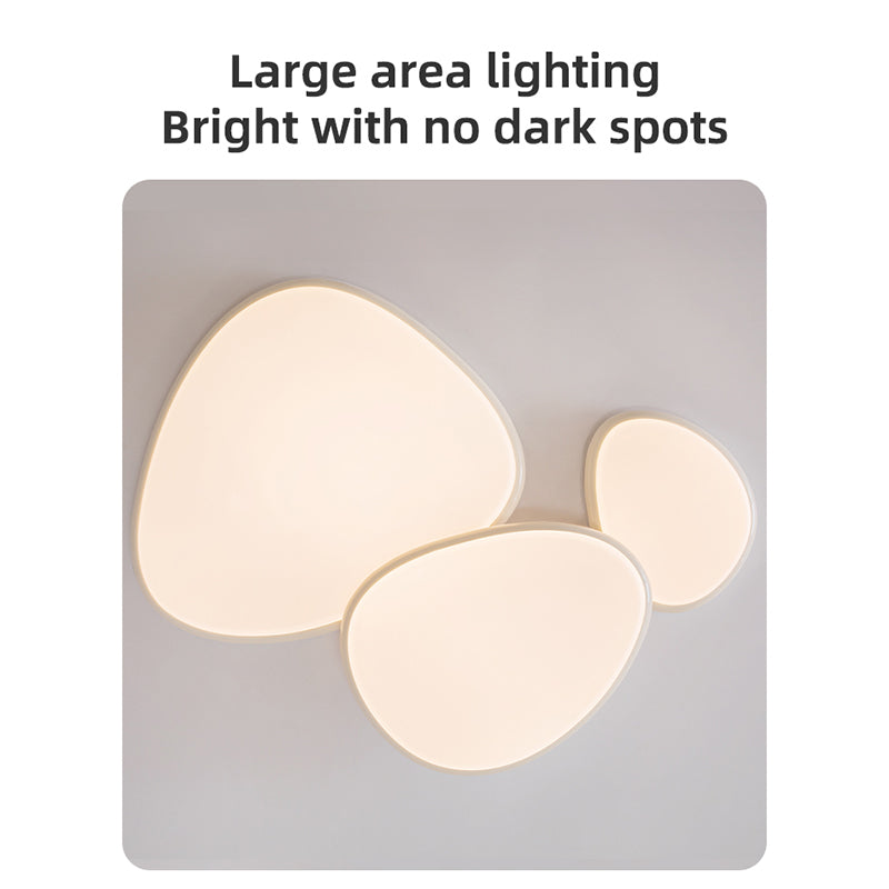 Pebble shape ceiling light top view