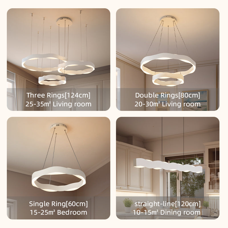 Modern geometric chandeliers