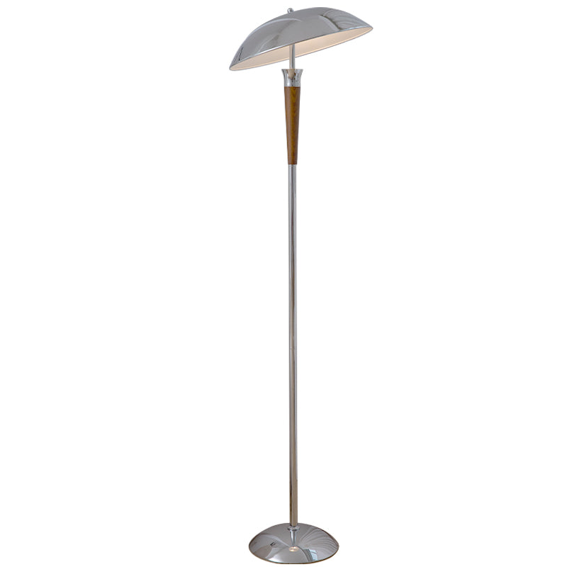 Retro wood and metal lamp  white background image