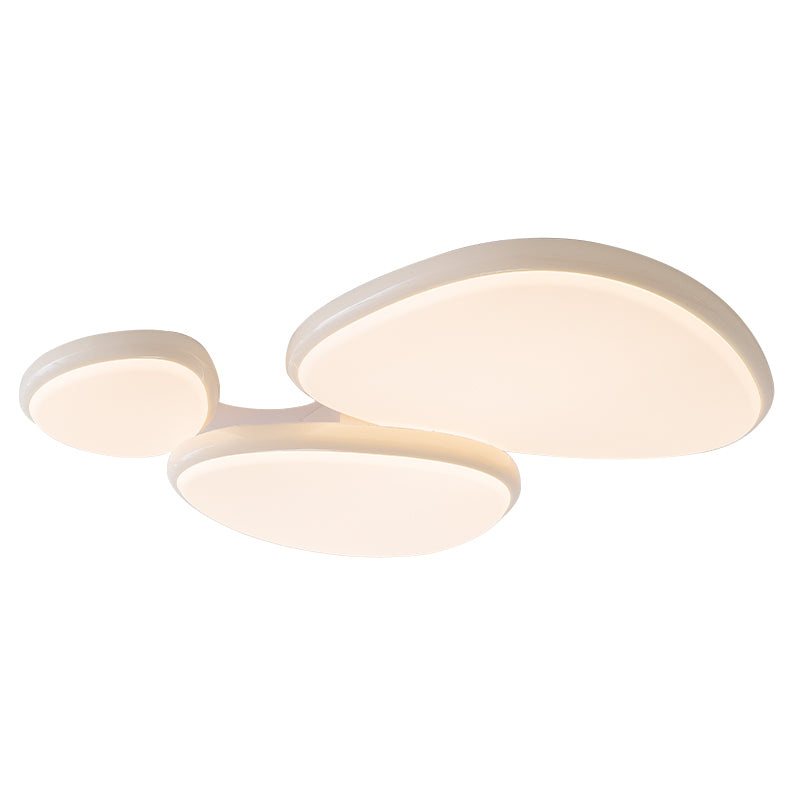 Pebble shape ceiling light   white background image