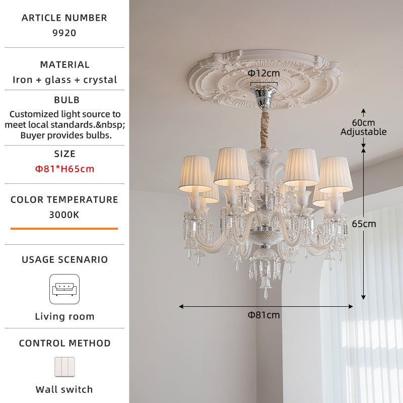 French Crystal Chandelier 81cm size