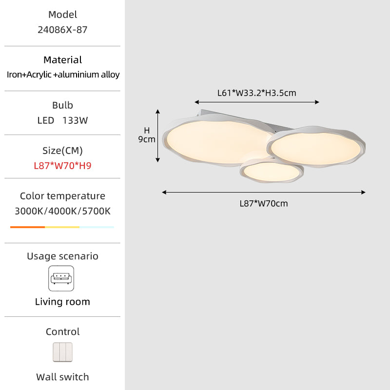 Modern triple ring size specs