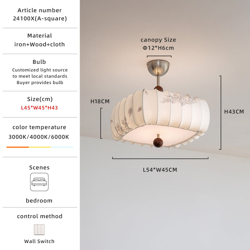 Square shape  light size