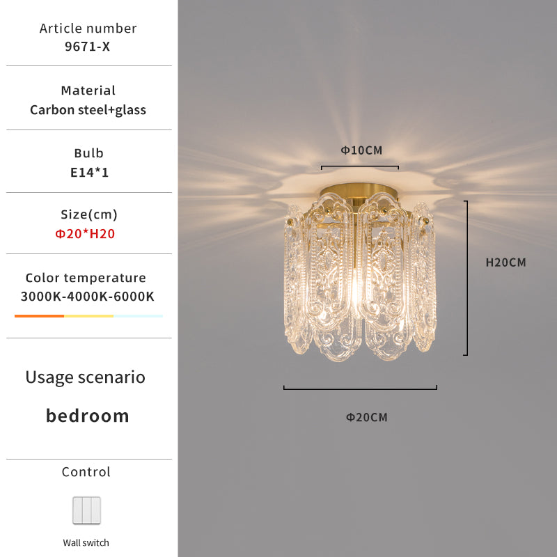 Crystal ceiling light specifications