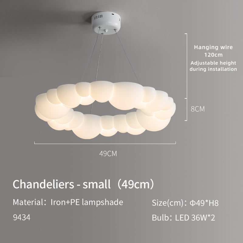 Cream White Cloud Shape LED Ceiling Light no.9434